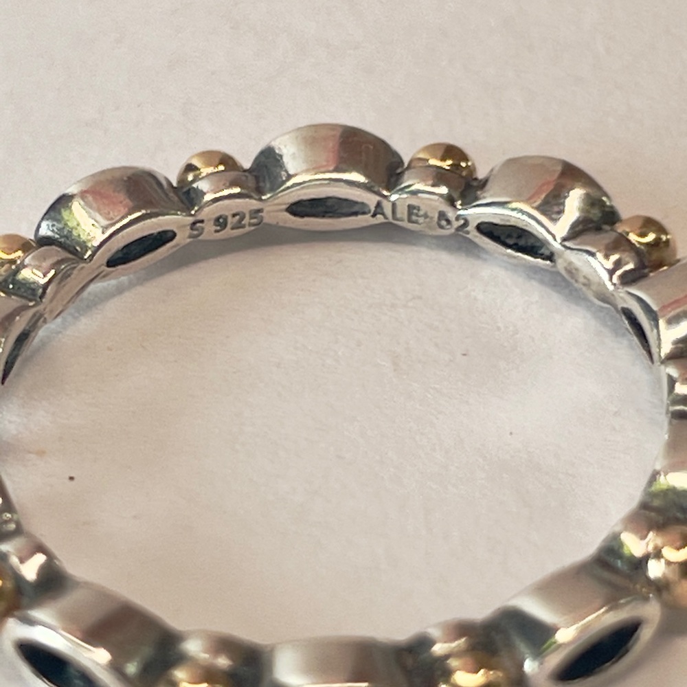 Pandora Always and Forever 14k 925 Ring - Picture 7 of 9